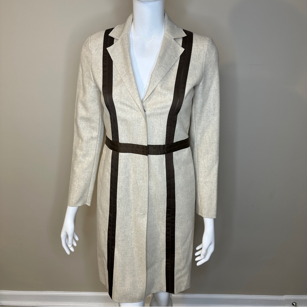 Poleci Long Fitted Blazer/Coat Size 2